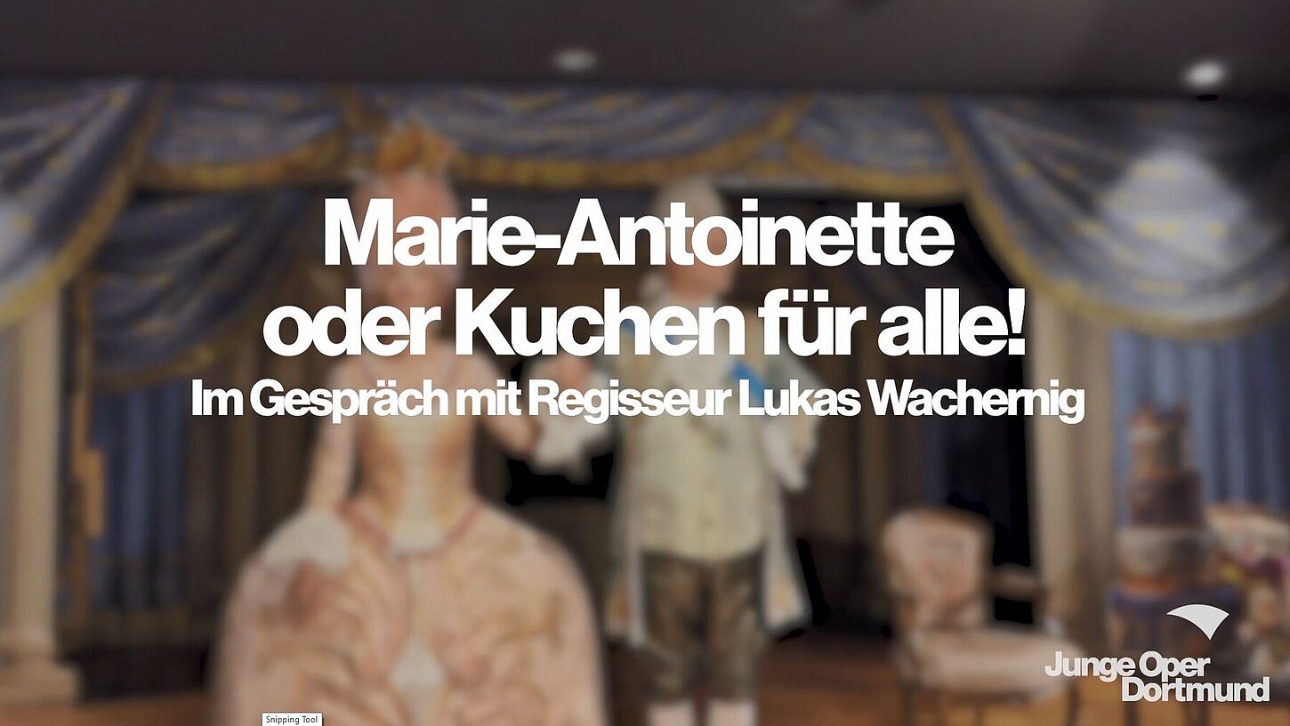 Marie-Antoinette oder Kuchen für alle!: Regisseur Lukas Wachernig